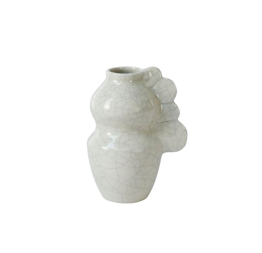 Jars Ceramics - Vas Médée Quartz Craquelé