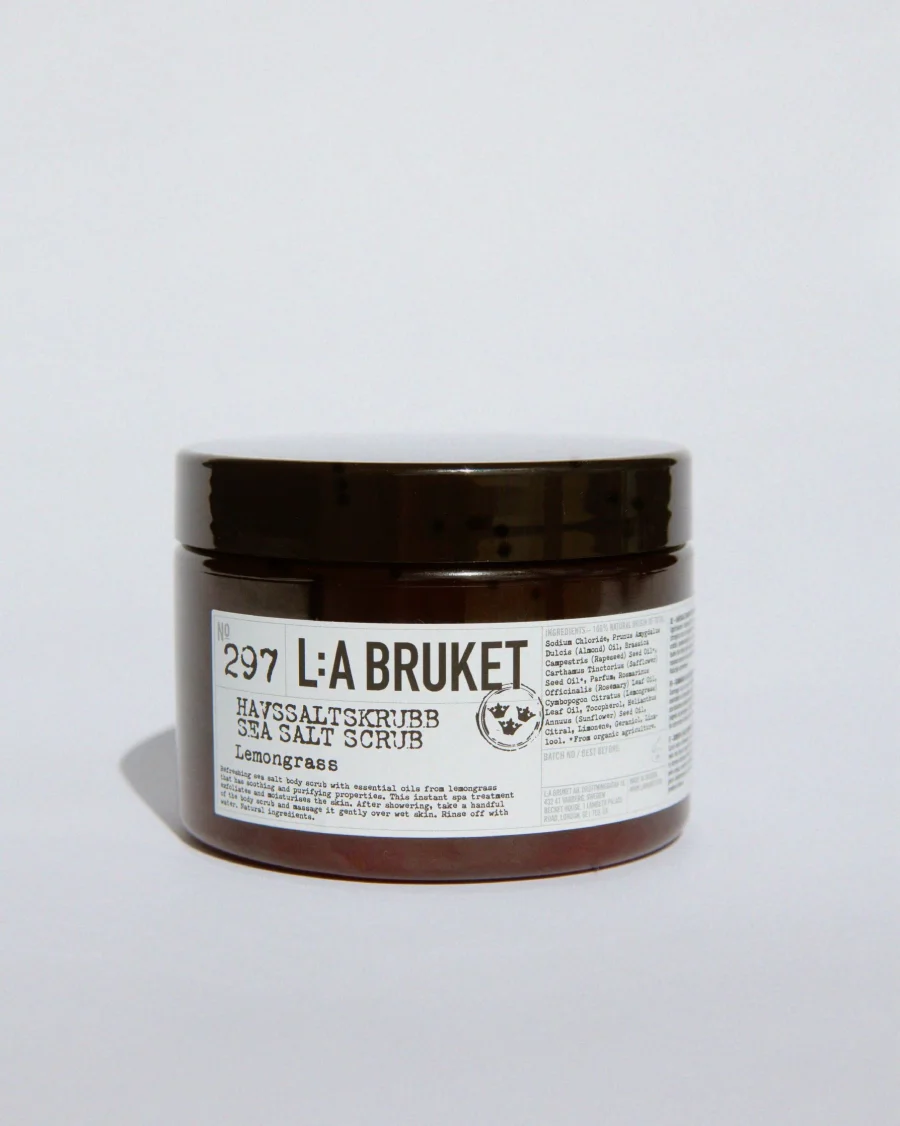 L:a Bruket -  Havssaltskrubb Citrongräs 420g