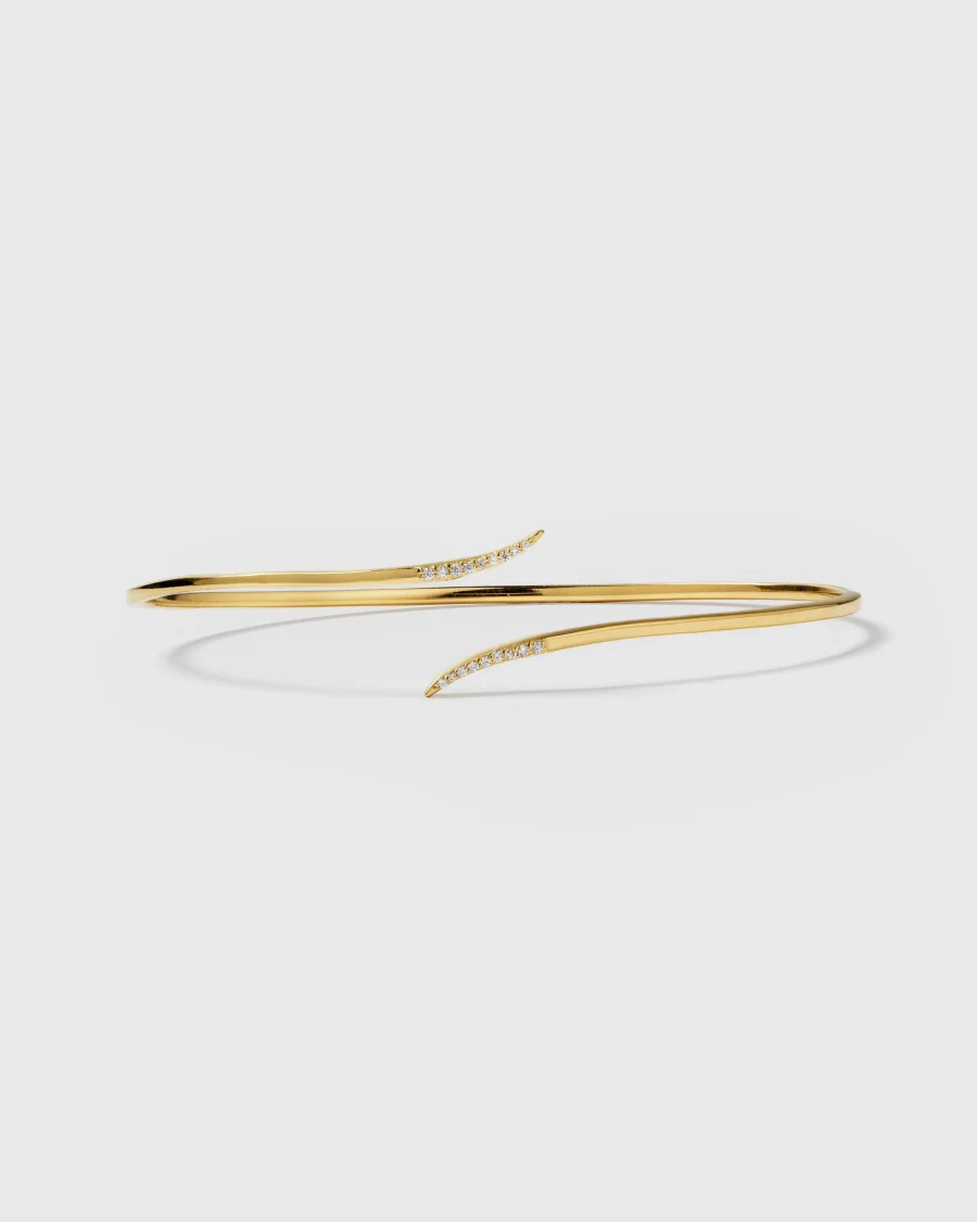 Syster P - Sparkle Wrap Bangle Guld