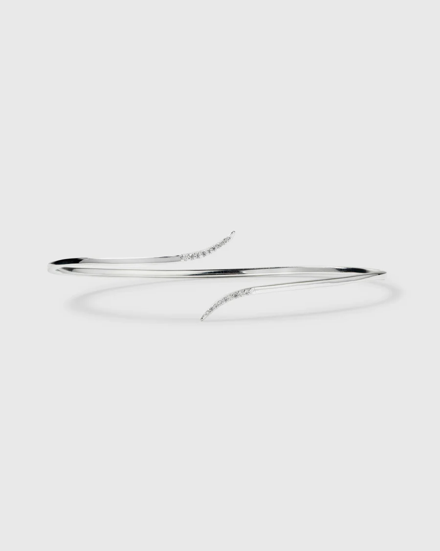 Syster P - Sparkle Wrap Bangle Silver