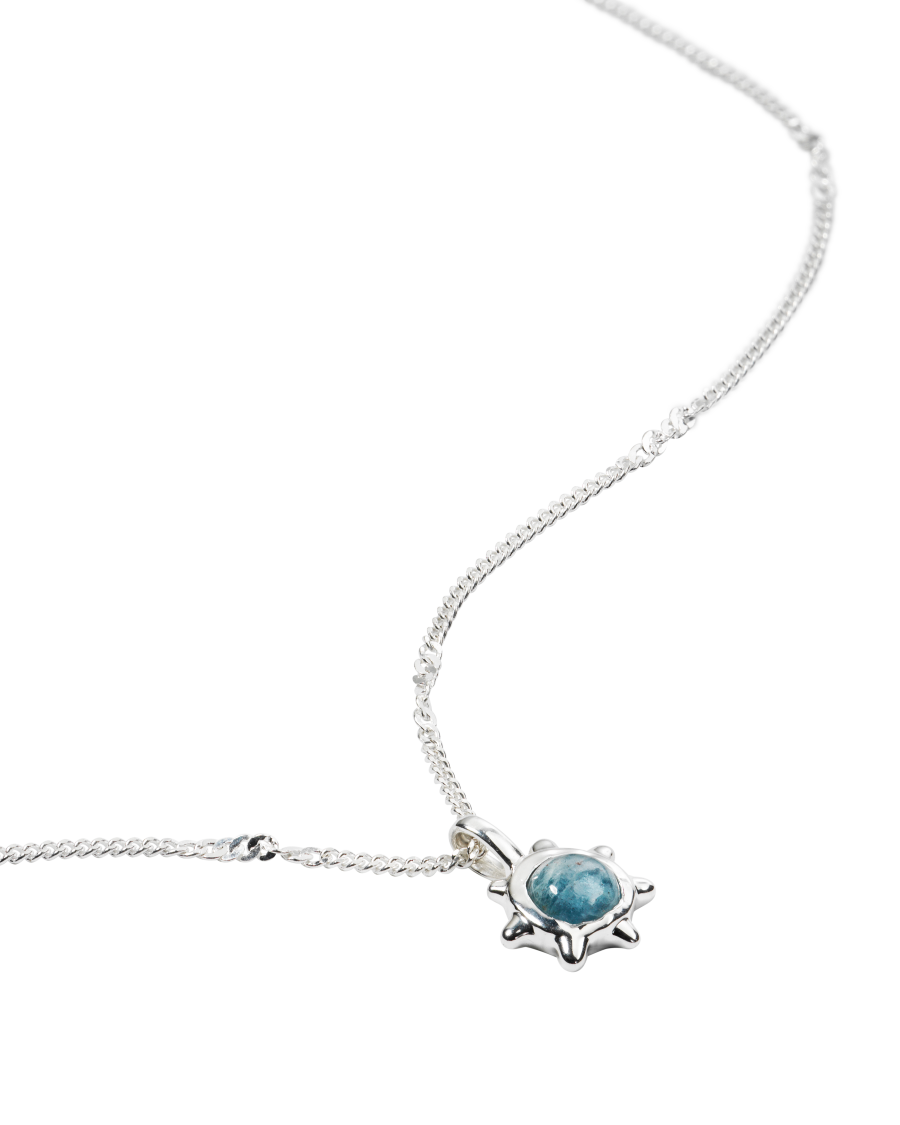 Syster P - Florentina Halsband Aquamarin Silver