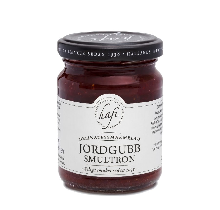 Hafi - Marmelad Jordgubb Smultron 140 g